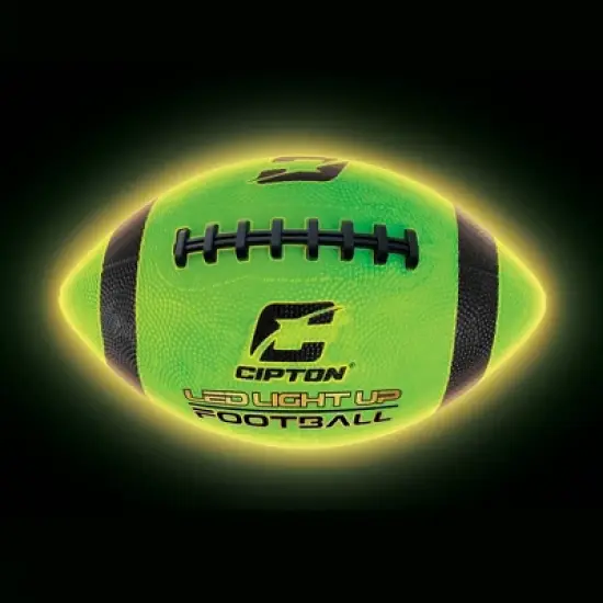 CIPTON LED Rechargeable Football: Sports Ball for Ages 5+ with Rubber Material image {1}