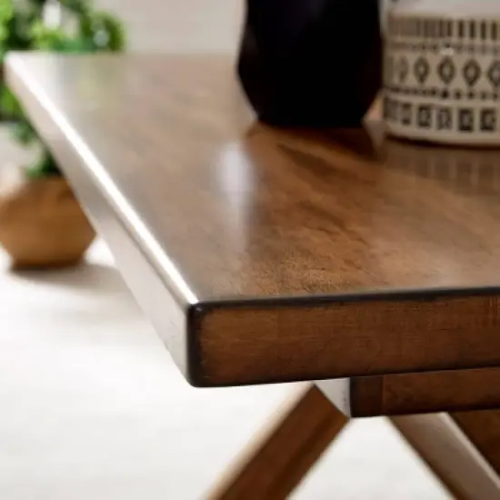 Sedona Rectangular Trestle Dining Table Toffee - Home Styles image {1}