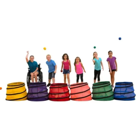 Sportime 6-Team Pursuit Ball Game, Set of 6 Goals and 72 Balls image {2}