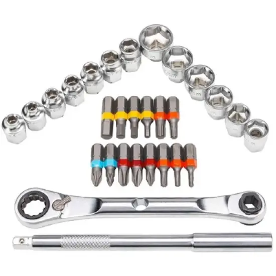 30 Piece Super Short Socket Set image {1}