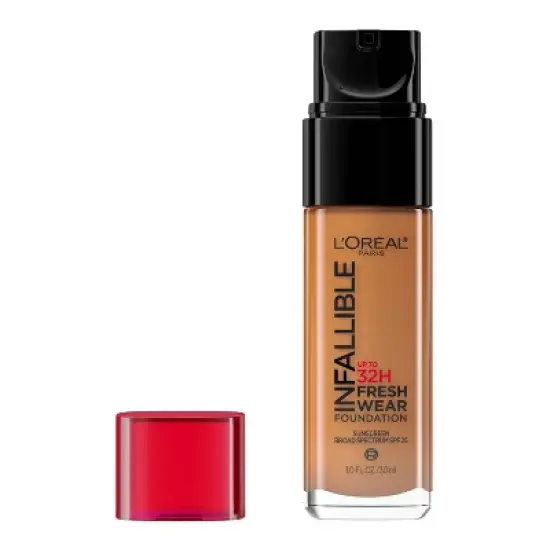 L'Oreal Paris Infallible 32HR Fresh Wear Foundation with SPF 25 - 1 fl oz image {11}