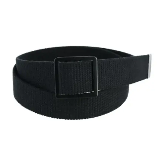 CTM Men's Big & Tall Military Grade Belt with Open Face Buckle image {2}