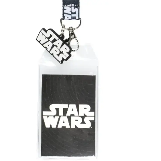 Star Wars Luke Skywalker Lightsaber Reversible ID Badge Holder Lanyard image {1}