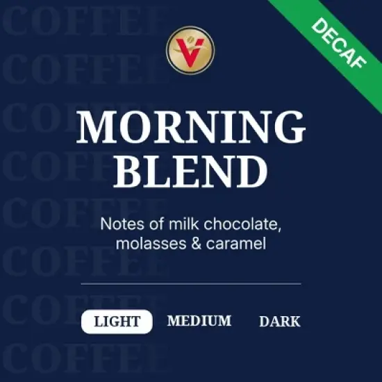 Victor Allen's Coffee Decaf Morning Blend, Light Roast, 32 Count, Single Serve Coffee Pods for Keurig K-Cup Brewers image {1}