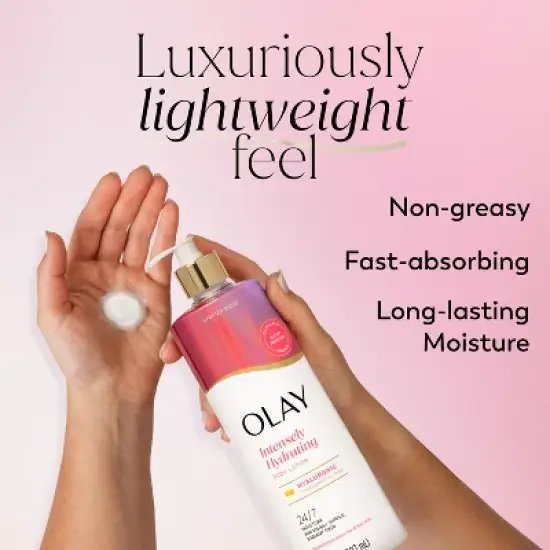 Olay Nourishing + Hyaluronic Acid 17oz Lotion Pump image {4}