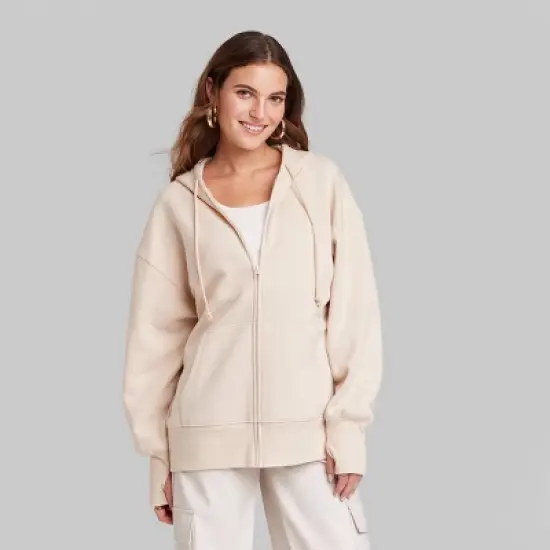 Women's Oversized Zip-Up Hoodie - Wild Fable&trade; image {1}