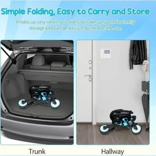 7-in-1 Toddler Tricycle for 10M-5Y, Kids Trike with Push Handle, Canopy, Safety Belt & Rotatable Seat image {2}