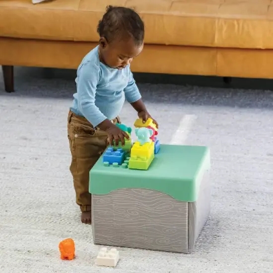 Infantino Go gaga! Super Soft 1st Building Blocks Activity Station image {5}