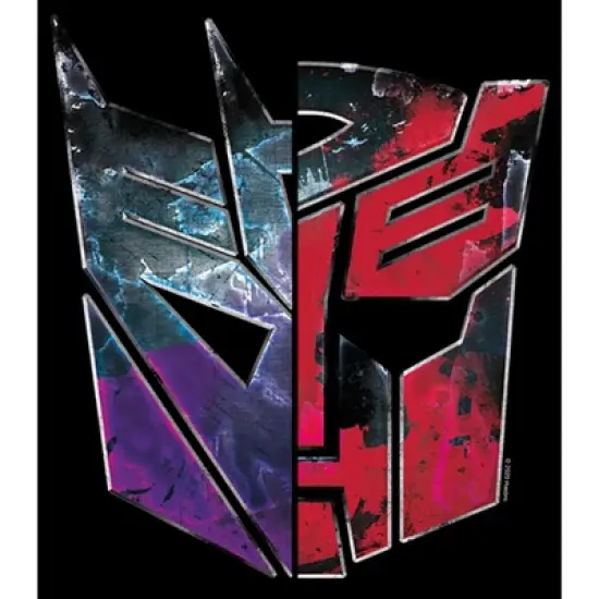 Boy's Transformers Split Bot Logo T-Shirt image {1}