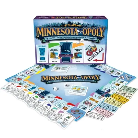 Late For The Sky: Minnesota-Opoly Monopoly Board Game image {5}
