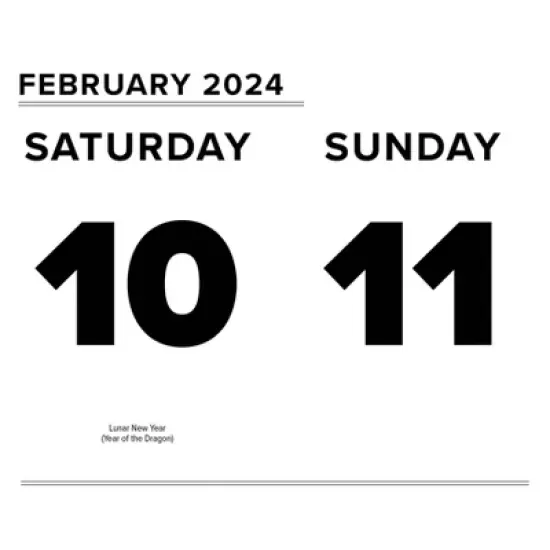 Willow Creek Press 2024 Daily Desk Calendar 5.2"x6.2" Big Day image {2}