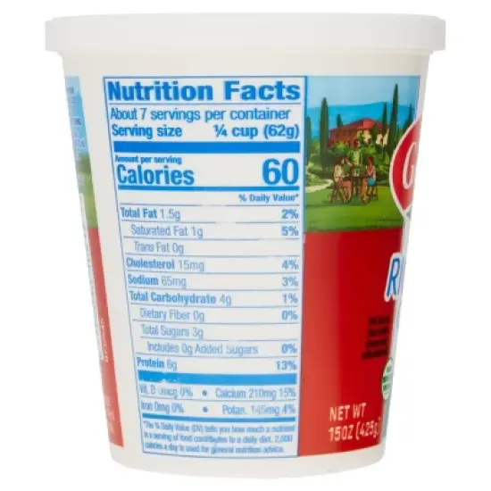 Galbani Whole Milk Ricotta Cheese - 15oz image {1}
