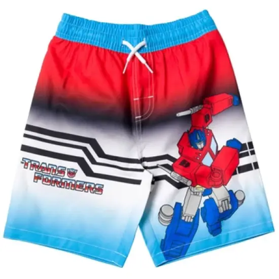 Transformers Optimus Prime Swim Trunks Bathing Suit Little Kid to Big Kid image {9}