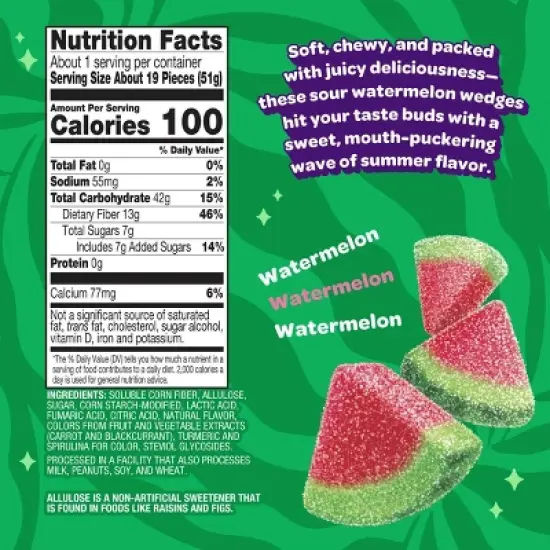 JOYRIDE Sour Watermelon Wedges - 1.8oz image {2}