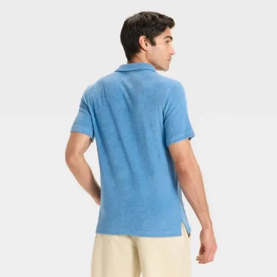 Men's Terry Cloth Polo Shirt - Goodfellow & Co&trade; image {1}