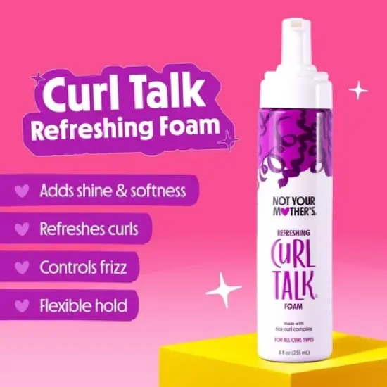 Not Your Mother's Curl Talk Refreshing Curl Foam - 8 fl oz image {2}