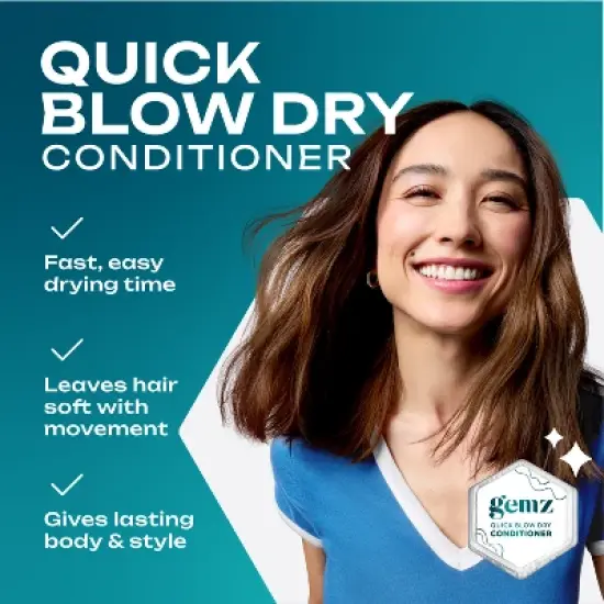 gemz Volume and Body Conditioner, Quick Blow Dry, Color Safe - 5ct/0.2oz image {1}