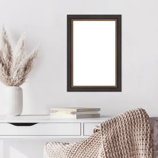 Amanti Art 21"x15" Ashton Black Framed Magnetic Dry Erase Board image {8}