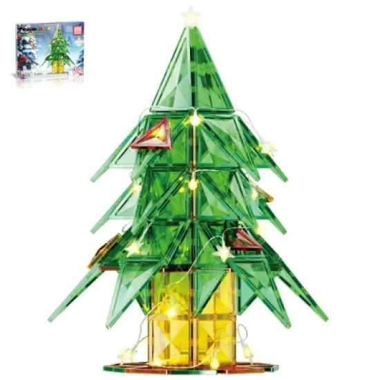 PICASSO-TILES Magnetic Tiles for Kids, Construction STEM Building Blocks Educational Toy image {2}