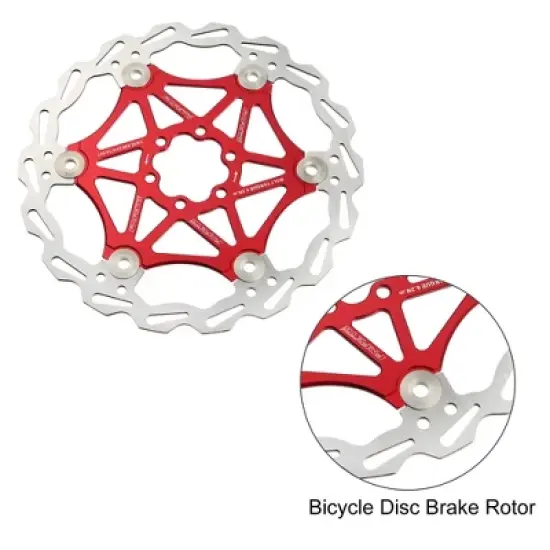 Unique Bargains Stainless Steel Bike Disc Brake Rotor for Road Mountain Bike BMX MTB 7.09" image {5}