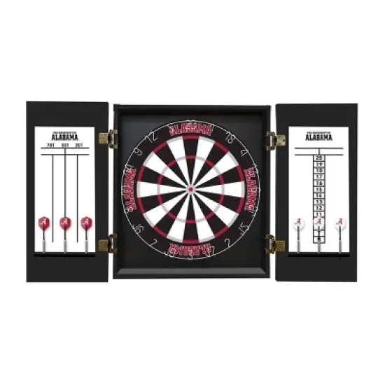 NCAA University of Alabama Fan's Choice Dartboard Set image {3}
