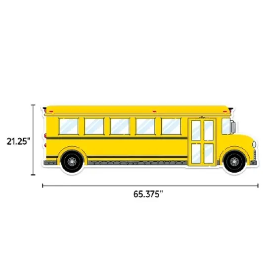 Creative Teaching Press&reg; Core Decor School Bus Giant Banner, 65-3/8" x 21-1/4" image {2}