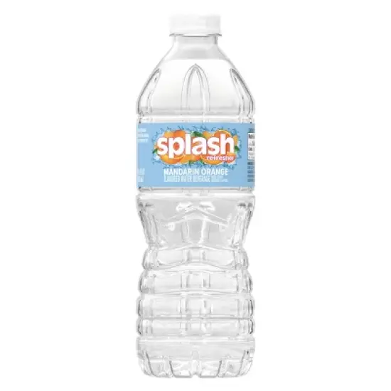 Splash Refresher Mandarin Orange Water Beverage - 24pk/0.5L Bottles image {3}