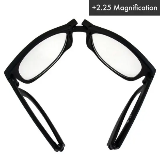 Global Vision Eyewear Foldable Bifocal Reading Glasses with Clear Lenses image {4}
