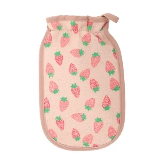 Unique Bargains Shower Gloves 8.86"x5.71" Pink 1 Pc image {6}