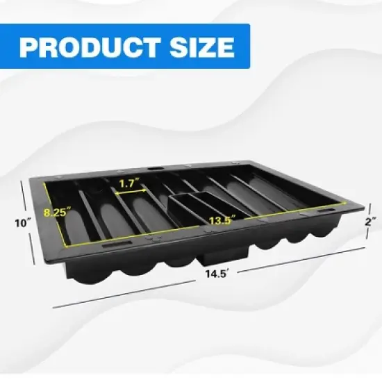 GSE Casino Poker Table Dealer Poker Chips Tray for Blackjack and Poker Games image {1}