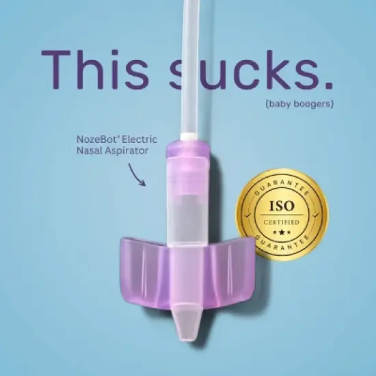 Dr. Noze Best NozeBot On the Go Baby Aspirator - Pediatric ENT- Designed Care for Mild Congestion image {3}