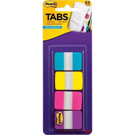 3M Post-it Dispenser Tabs 1"x1.5" 88 Tabs 22 ea. AA/YW/PK/VT 686AYPV1IN image {9}