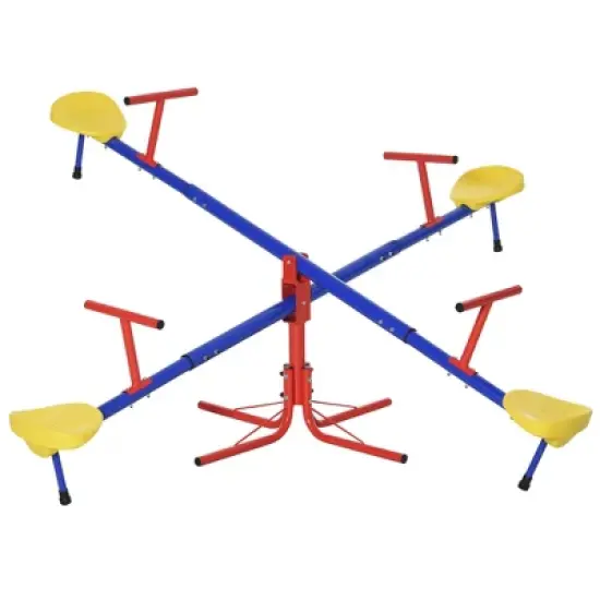 Dexmalle Kids Seesaw Swivel Teeter Totter with 360&deg; Spinning image {10}