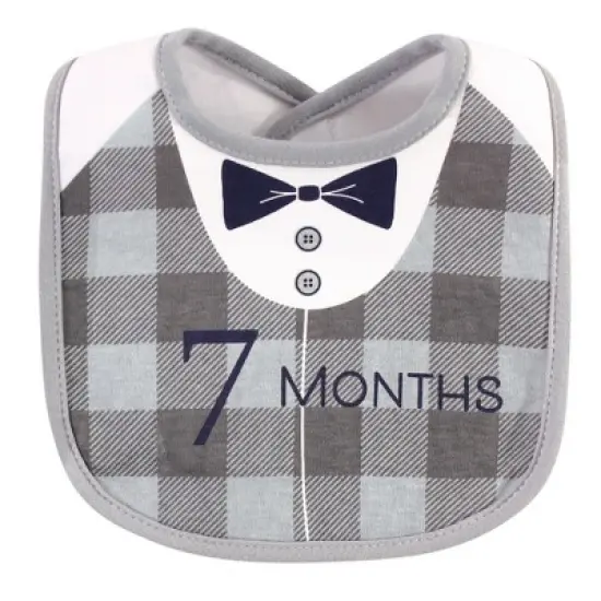 Hudson Baby Infant Boy Cotton Bibs 12pk, Brand New, One Size image {7}