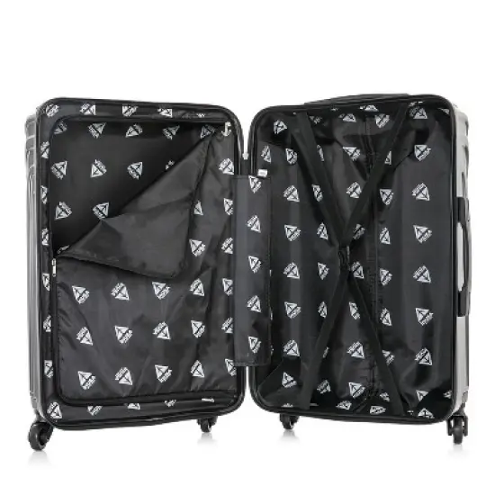 InUSA Vasty Lightweight Hardside Medium Checked Spinner Suitcase image {2}