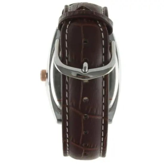 Peugeot Men 33mm Remote Second Hand Leather Strap watch image {1}