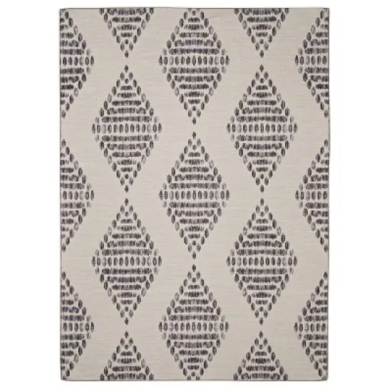Warson Washable Outdoor Rug Ivory/Brown - Linon image {11}