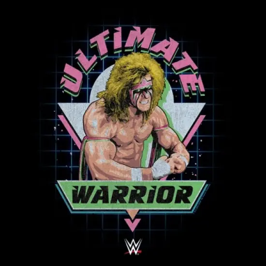 Junior's WWE Ultimate Warrior Retro Logo T-Shirt image {1}