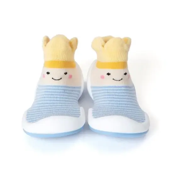 Komuello Baby Boy First Walk Sock Shoes Crown Prince image {6}