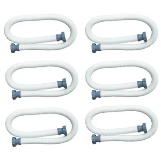 Intex 1.5 Inch Diameter Water Accessory Pool Pump Replacement Hose (6 Pack) image {5}