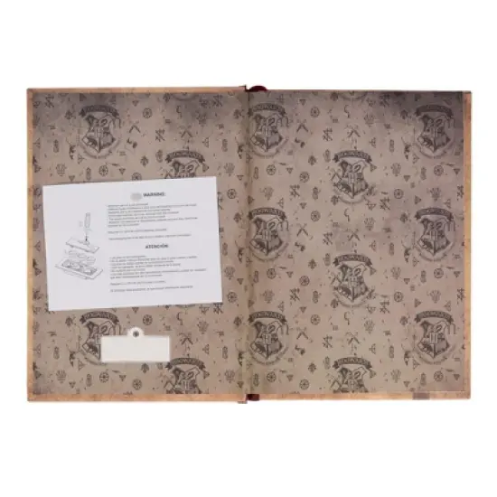 SD Toys Harry Potter House Gryffindor Light-Up Hardcover Notebook image {2}