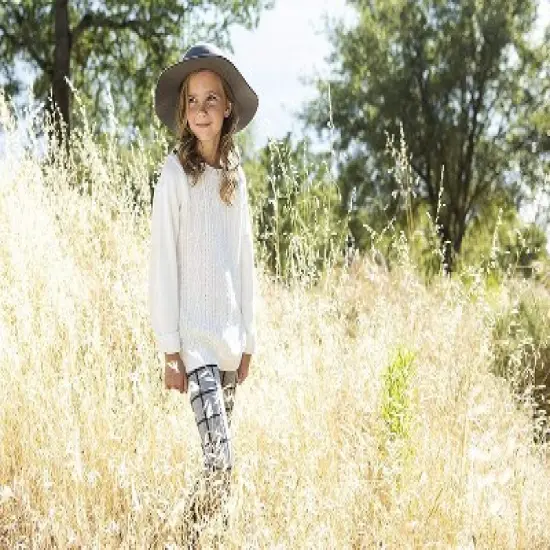 Hope & Henry Girls' Ponte Riding Pant, Kids image {4}