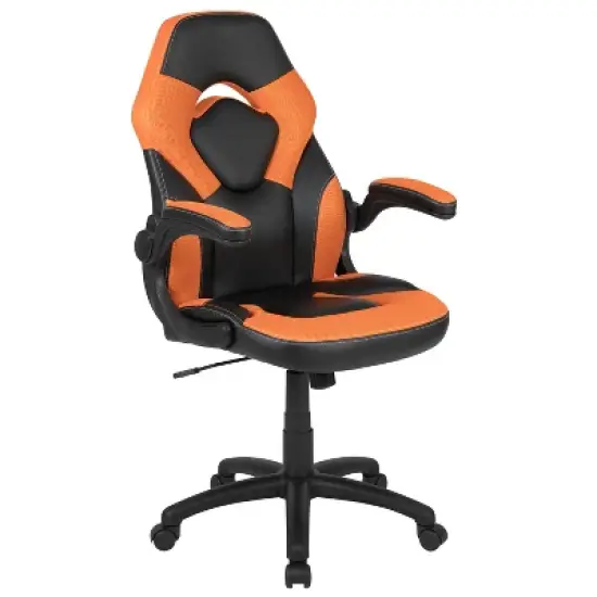 Emma and Oliver Gaming Racing PC Chair with Flip-up Arms image {17}
