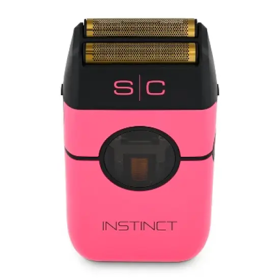StyleCraft Instinct Metal Cordless Double Foil Shaver with IN2 Vector Motor Intuitive Torque Control, USB-C Rechargeable, Pink image {7}