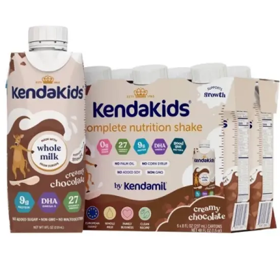 Kendakids Complete Nutrition Shake - creamy Chocolate - 6pk/48oz image {12}
