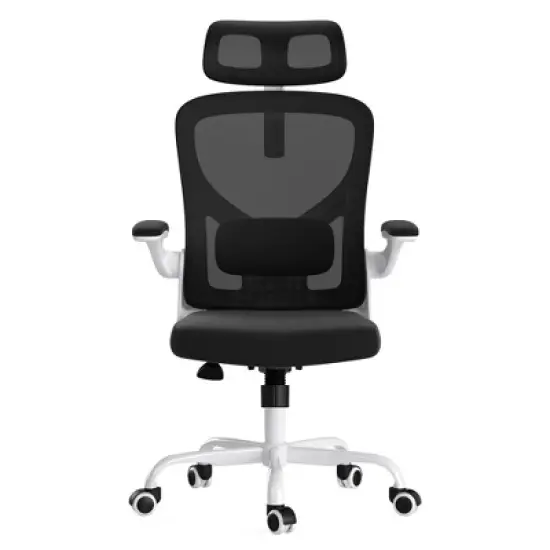 PAGED Ergonomic Office Chair with Headrest, High Back Gaming Chair with Armrests and Adjustable Lumbar Support for Home Office image {6}