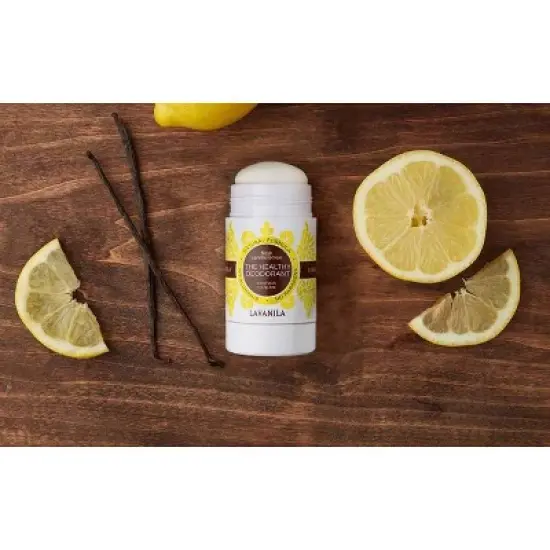 Lavanila Natural Solid Deodorant - Vanilla Lemon - Aluminum-Free 2oz image {3}