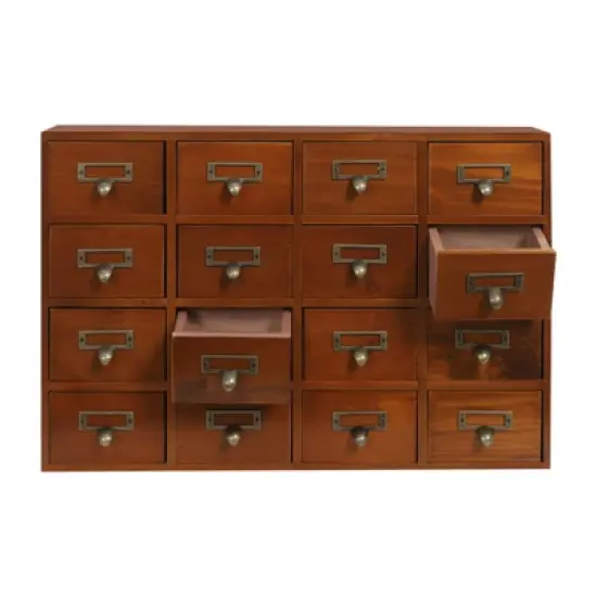 YIYIBYUS Desktop Wooden Storage Box, Storage Cabinets With 64 Drawers image {8}