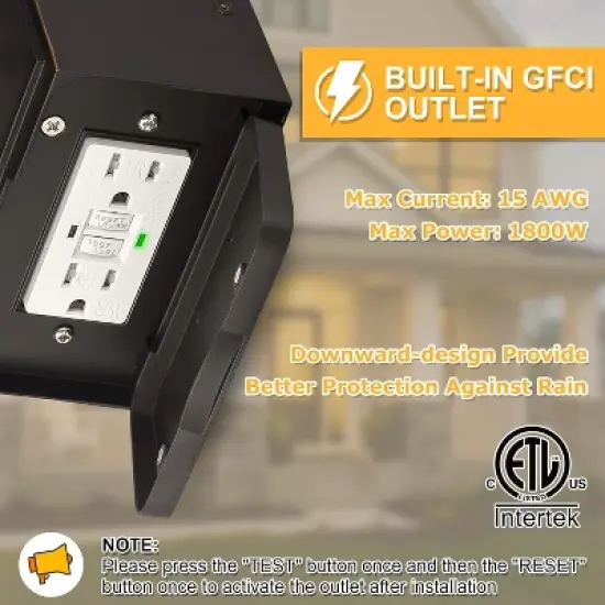 ALOADECOR 1 Light Black Light Dusk to Dawn Motion Sensor Outdoor Garage Wall Lights with Seeded Glass for Outside Garden Porch Patio (2 Pack) image {5}