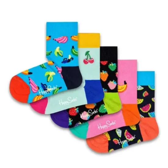 Happy Socks Baby 5pk Fruits Socks Gift Box image {1}
